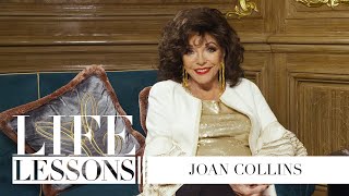 Joan Collins reveals the key to success and her best beauty advice Life Lessons  Bazaar UK [upl. by Lasiaf485]