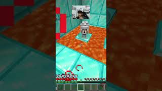 Saved Puppy From Lava 🥵  minecraft emotional technogamerz [upl. by Euqinay]