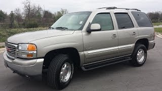 SOLD2001 GMC YUKON SLT 81000 MILES 1 OWNER 4X2 LEATHER RUST FREE CALL 8555078520 [upl. by Iret]