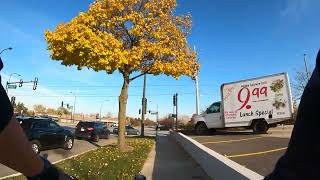 Hoffman EstatesBusse Woods Ride  November 11 2023  Schaumburg IL  GoPro 4K60 Road Bike Cam [upl. by Clywd]