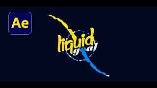 تعلم إظهار اللوغو باحترافية بتأير السائل او عمل انميشن لللوغو Liquid Logo Animation in After Effects [upl. by Eahsan]