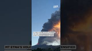 Italys Mount Etna Erupts Showcases Spectacular Display [upl. by Anelrac]