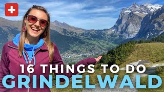 16 Things To Do In Grindelwald Switzerland  Jungfraujoch First Cliff Walk Bachalpsee Pfingstegg [upl. by Ecirum]