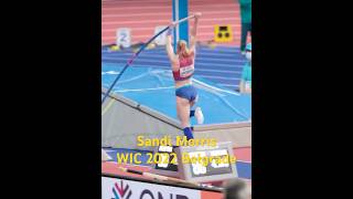 Who will win the women’s Pole Vault at the WIC in Glasgow 2024 shorts polevault athletics [upl. by Zetram]