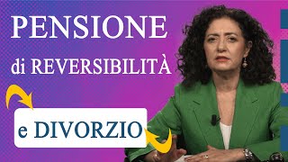 La pensione di reversibilità va al coniuge divorziato [upl. by Nessaj]