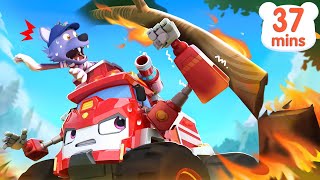 Brave Monster Fire Truck Song🚒  Sudden Fires🔥 Monster Truck  Kids Songs  BabyBus [upl. by Libbna26]