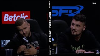 KONFERENCJA FAME 12 MARCIN WRZOSEK VS KASJUSZ quotDON KASJOquot ŻYCIŃSKI [upl. by Maurice]