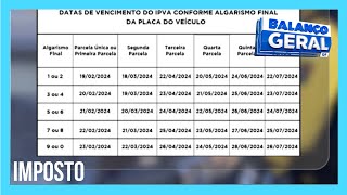 Calendário para pagamento do IPVA de 2024 já está disponível [upl. by Atinor414]