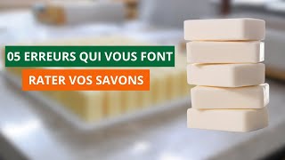 5 Erreurs à Éviter pour Obtenir un Savon Bien Dur et Parfait [upl. by Ripleigh358]