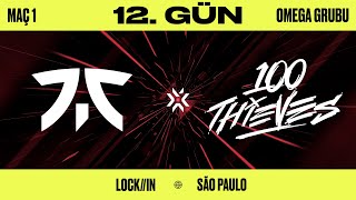 NAVI 🆚 LEV  FNC 🆚 100T  VCT LOCKIN Sao Paulo  BO3  Grup Omega Yarı Final [upl. by Asel]