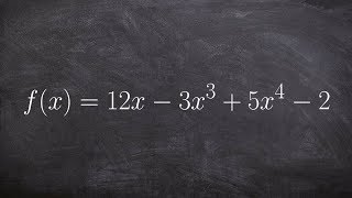 Writing a polynomial in standard form so you can determine the end behavior [upl. by Anh]