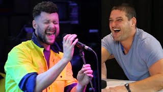 Calum Scott Surprises Fev amp Sings In Disguise I Fifi Fev amp Byron [upl. by Kerwin]