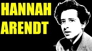 HANNAH ARENDT  FILOSOFÍA [upl. by Rehpatsirhc]