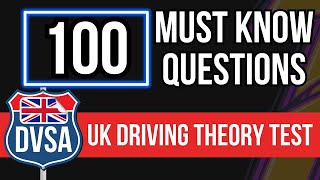 UK Driving Theory Test 2024 DVSA 100 Must Know Questions [upl. by Robyn968]