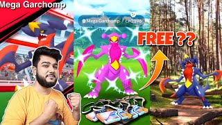 Mega Garchomp Raid Free Raid Pass  🤔  Full Details Of Mega Garchomp Raid Day In Pokémon Go 2023 [upl. by Burt]