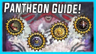 POE 322 Guide on the Pantheon and Its Buffs for Newer and Returning Players [upl. by Hoopen]