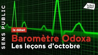 Baromètre Odoxa  Les leçons doctobre [upl. by Osrock365]