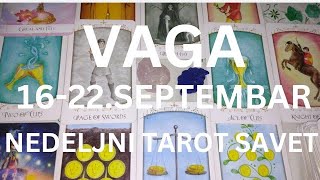 VAGA Ljubav nije varka zato otvorite srce ❤️✨ NEDELJNI TAROT SAVET 1622SEPTEMBAR [upl. by Luce]