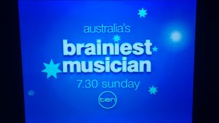 Australias Brainiest Musician Channel Ten Promo 2006 [upl. by Atelokin944]