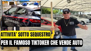 SEQUESTRATO LAUTOSALONE DEL TIKTOKER PASQUALE MANNA MANCANO LE AUTORIZZAZIONI [upl. by Ayekam]