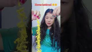 Flower hairband 🌼❤️hair hack viralvideo trending shortvideo love beautiful ytshorts shorts [upl. by Aubert446]