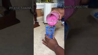 Dragon Fruit Banana Strawberry Pineapple Smoothie  Quick amp Healthy Recipe [upl. by Geithner]