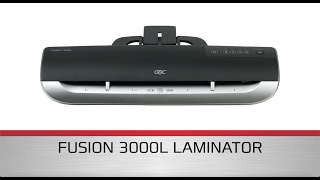 GBC Fusion 3000L A4 Laminator  Product video EN [upl. by Herc250]