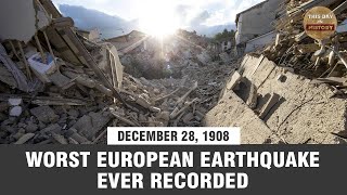 Worst European earthquake ever recorded December 28 1908  This Day In History [upl. by Sib]