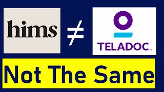 Hims ≠ Teladoc Why Is HIMS Growing Much Faster Than TDOC Stock Which Is Most Undervalued [upl. by Ahtnamas]