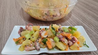 Insalata di polpo e patate come al ristorante  ricetta fresca facile e veloce [upl. by Graeme]