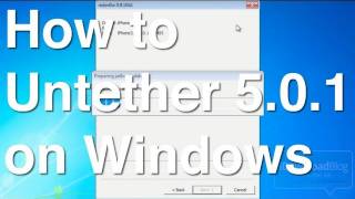 How to Jailbreak iOS 501 Untethered on WIndows [upl. by Seaden]