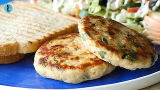 Healthy Chicken Patty Recipe By Healthy Food Fusion [upl. by Aisatnaf358]