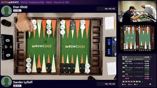 Ilfeld vs Sanders 2023 Backgammon World Championship [upl. by Avelin]