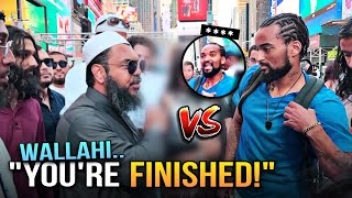 🔥😱NYC DEBATE❗Shaykh Uthman CHECKMATES Christian Preacher in Times Square nyc [upl. by Goda]