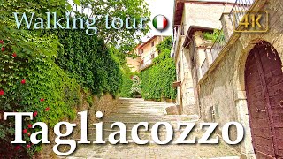 Tagliacozzo Abruzzo Italy【Walking Tour】History in Subtitles  4K [upl. by Barber]