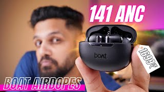 Boat Airdopes 141ANC Unboxing amp Review A GameChanger or Just Hype [upl. by Reffinnej144]