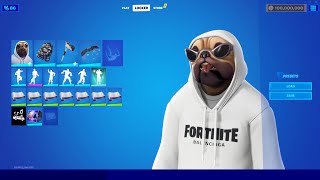 Shady Doggo Skin Showcase  Fortnite Balenciaga Skins [upl. by Lekim]