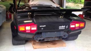 1985 Lamborghini countach 5000s start up [upl. by Ativel]