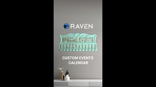 CREATING A CALENDAR WITH RAVEN [upl. by Nerrot]