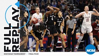 Stanford vs South Carolina 2021 Womens Final Four  FULL REPLAY [upl. by Yenahpets887]