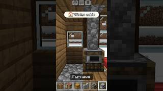 Cozy winter log cabin tutorial for minecraft minecraft [upl. by Atsillak]