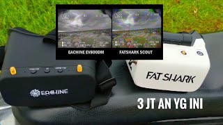 🔴COMPARISON GOGGLE EACHINE EV800DM VS FATSHARK SCOUT‼️ [upl. by Lucilia36]