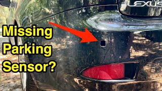 How to replace missing parking sensor on your car [upl. by Gothurd]