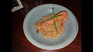 Risotto de gambas y champiñones 🦐🍄 [upl. by Naima]