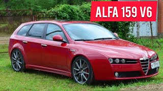 Alfa Romeo 159 32 JTS V6 Ti Exhaust Sound and Accelleration [upl. by Halpern793]