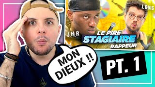 Le pire stagiaire rappeur  Greg Guillotin est fou  REACTION PARTIE 1 TEASER 2020 [upl. by Randolf]