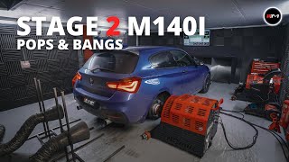 BMW M140i  Stage 2 Tuning Package Crackle Overrun [upl. by Nobie]