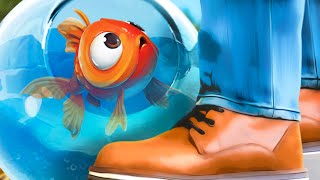 NEW GOLDFISH GETS CAUGHT ESCAPING  I Am Fish Part 8  Pungence [upl. by Adnolor]