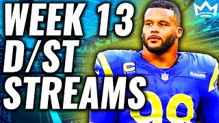 Week 13 Start Em Sit Em DST amp Streaming Defense Rankings  Fantasy Football 2023 [upl. by Massey]