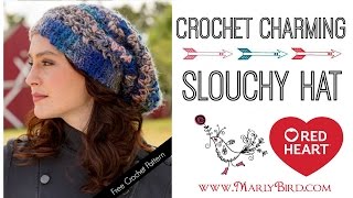 How to Crochet Charming Slouchy Hat [upl. by Isabella]